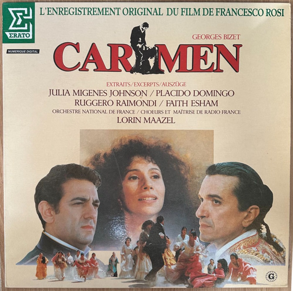 중고LP) 	Carmen OST (Bizet&#039;s Carmen/카르멘OST/1984) - 프란체스코 로시 감독 (NM/NM)